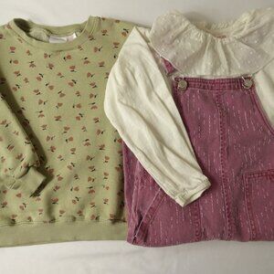 ZARA Girls' Spring Bundle, Size 4-5 Years